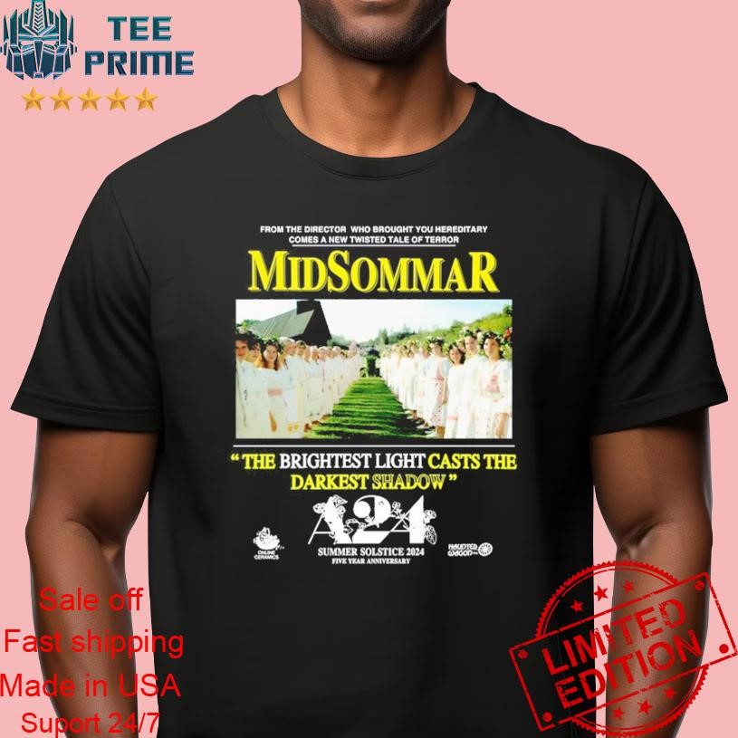 A24 ミッドサマー5周年Tシャツ darkest shadow A24×Online Ceramics