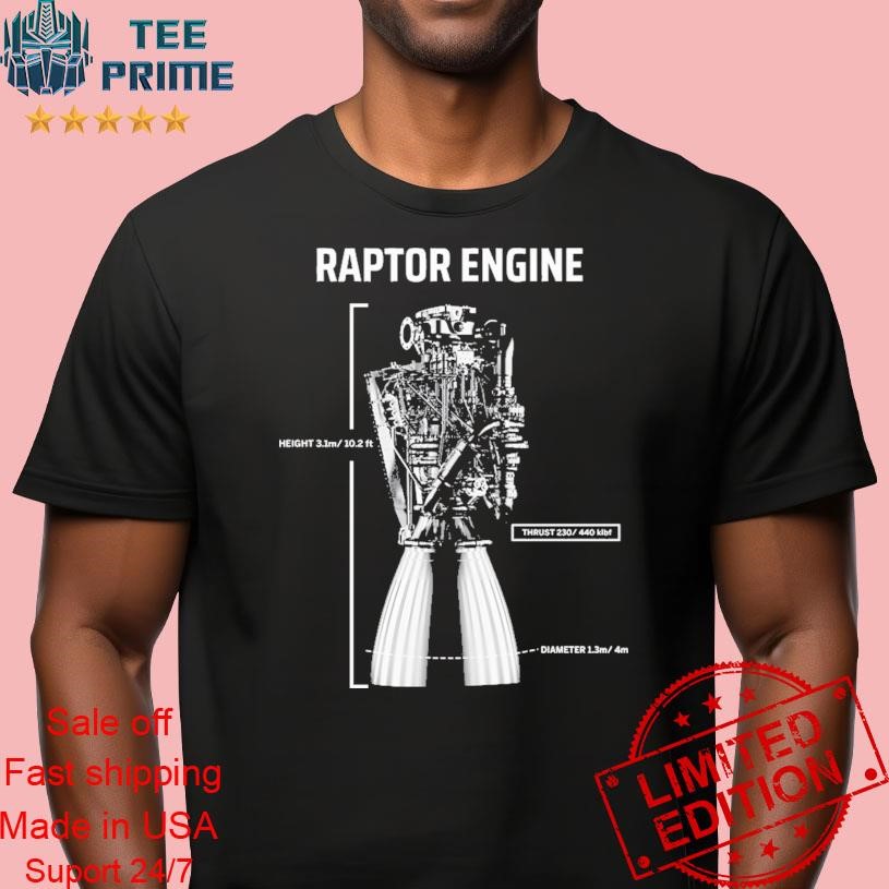 Original Elon Musk Raptor Engine Shirt, hoodie, sweatshirt, longsleeve ...