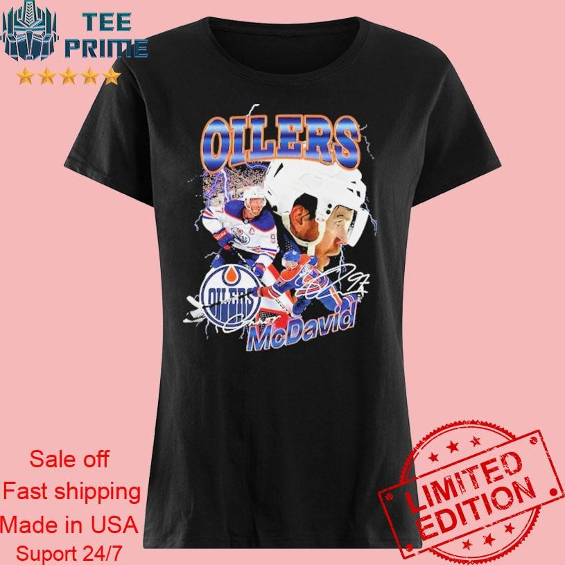 ★Mitchell & Ness Connor McDavid Oilers T-Shirt 関税込★ Original Connor McDavid Edmonton Oilers Mitchell & Ness 2.0