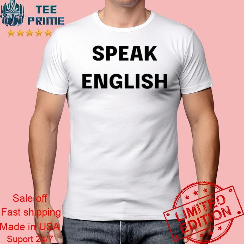 Original John Rocker Wearing Speak English T Shirt, hoodie, longsleeve ...