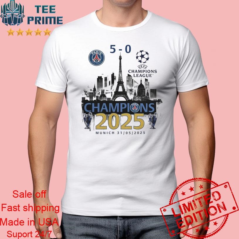 World Champions Team Cartoon Royal Tee – Pantone 294
