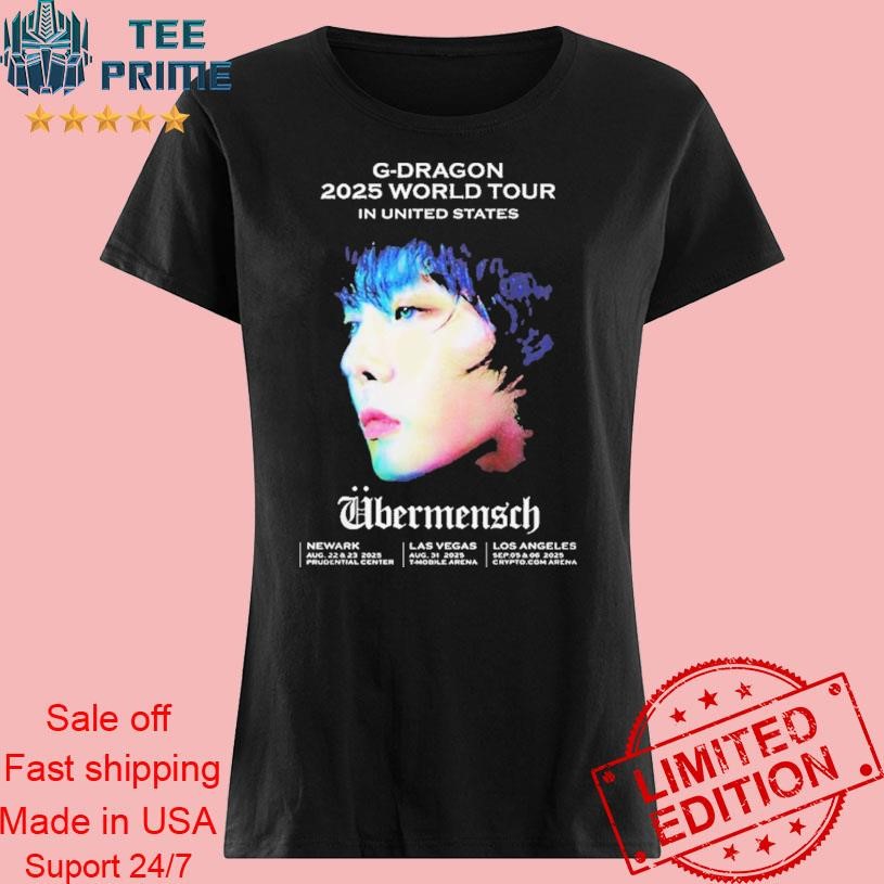 G-Dragon Übermensch2025 WORLD TOUR公式Ｔシャツ G-DRAGON 2025 World Tour Übermensch Official Merchandise