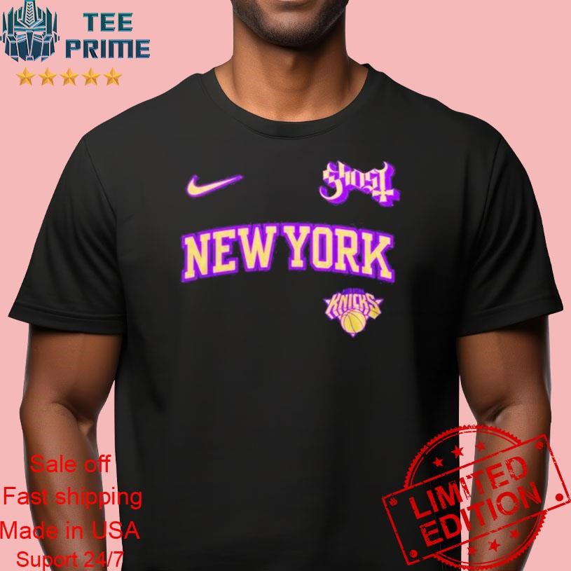 Original Nike New York Knicks x Ghost Band World Tour 2025 T