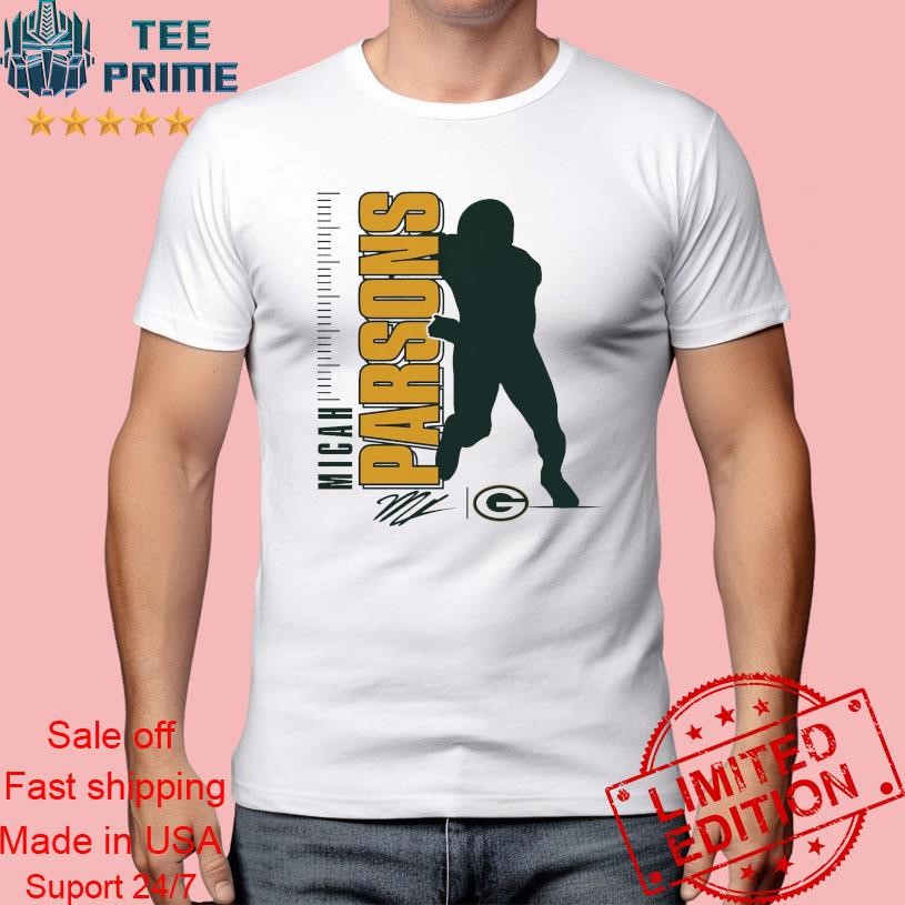 T-shirt Green Bay Packers Micah Parsons - Next Level - Coton - Tailles S à 4XL - Neuf Sans étiquette