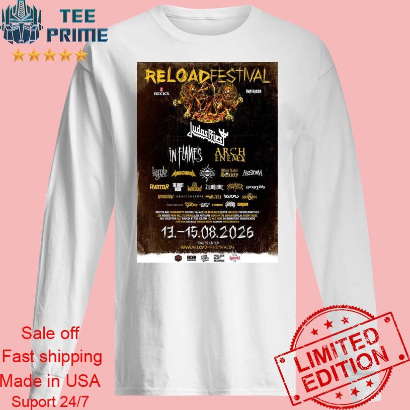 Original Reloaded Festival 2026 Full Lineup Poster In Sulingen Germany