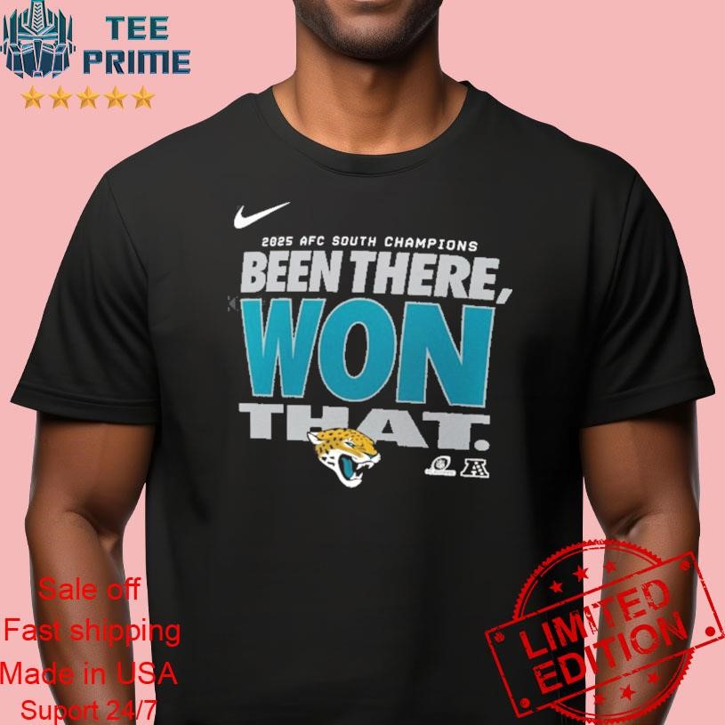 【早い者勝ち】'25SS ANEW JACQUARD T-SHIRT サイズL Original Nike Jacksonville Jaguars 2025 AFC North Champions Been